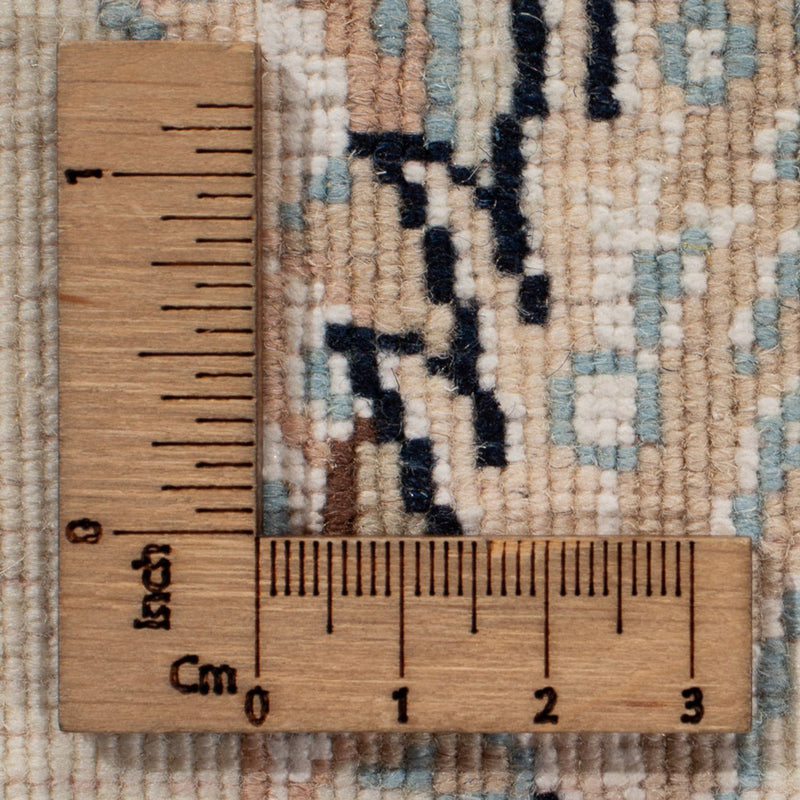 Alfombra persa - Nain - 267 x 247 cm - azul oscuro