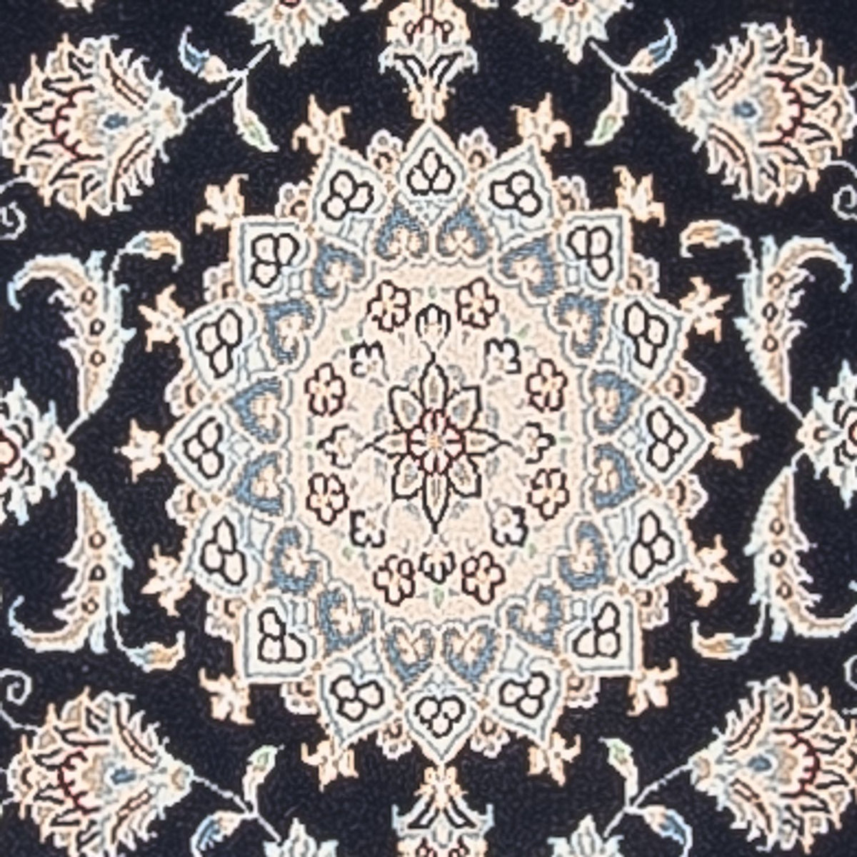 Alfombra de pasillo Alfombra Persa - Nain - Prima - 250 x 78 cm - azul oscuro