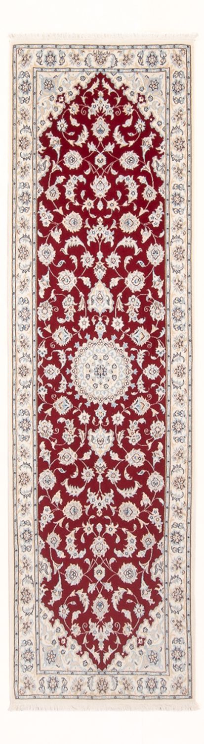 Alfombra de pasillo Alfombra Persa - Nain - Prima - 248 x 80 cm - rojo