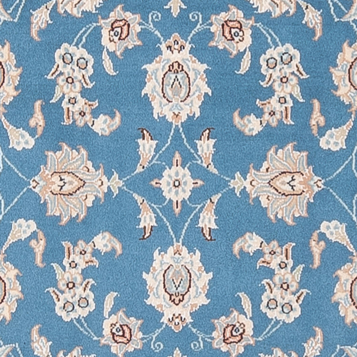 Alfombra de pasillo Alfombra Persa - Nain - Prima - 298 x 80 cm - azul