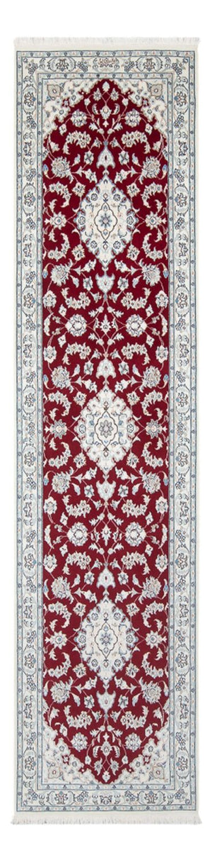 Alfombra de pasillo Alfombra Persa - Nain - Prima - 290 x 80 cm - rojo
