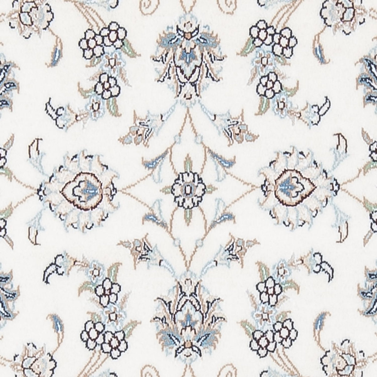 Alfombra de pasillo Alfombra Persa - Nain - Prima - 296 x 88 cm - crema