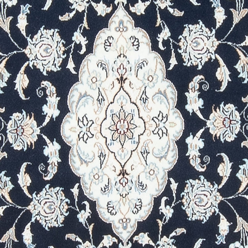 Alfombra de pasillo Alfombra Persa - Nain - Prima - 353 x 85 cm - azul oscuro