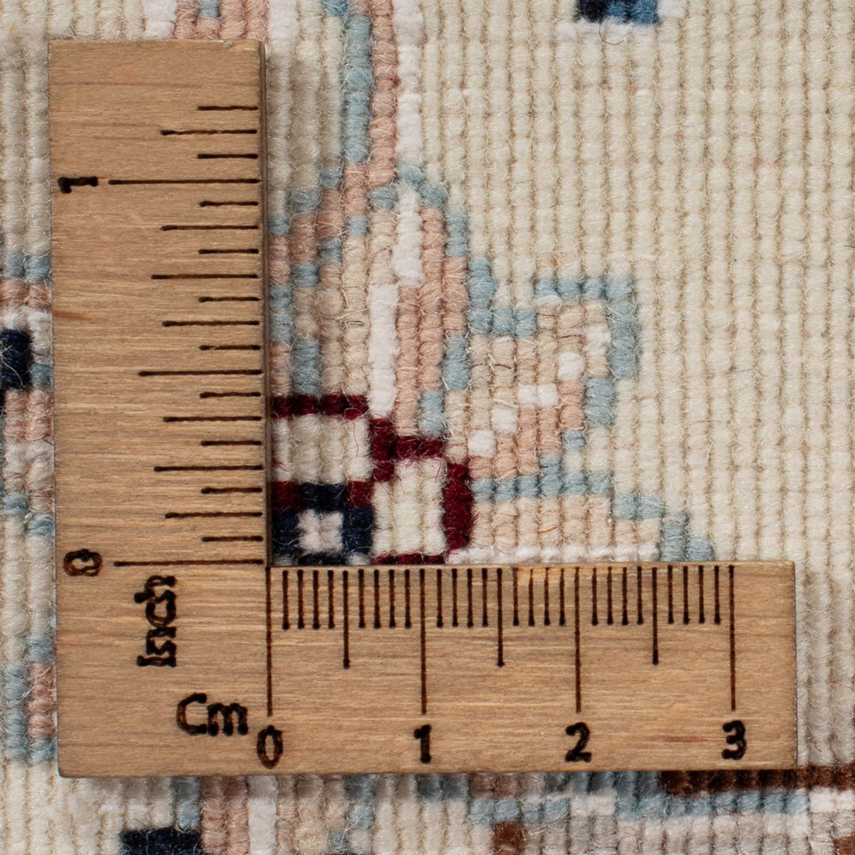 Alfombra persa - Nain - 263 x 225 cm - azul oscuro