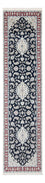 Alfombra de pasillo Alfombra Persa - Nain - Prima - 292 x 80 cm - azul oscuro