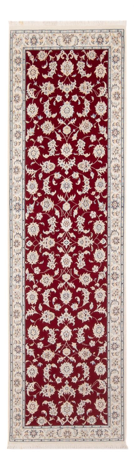 Alfombra de pasillo Alfombra Persa - Nain - Prima - 249 x 81 cm - rojo