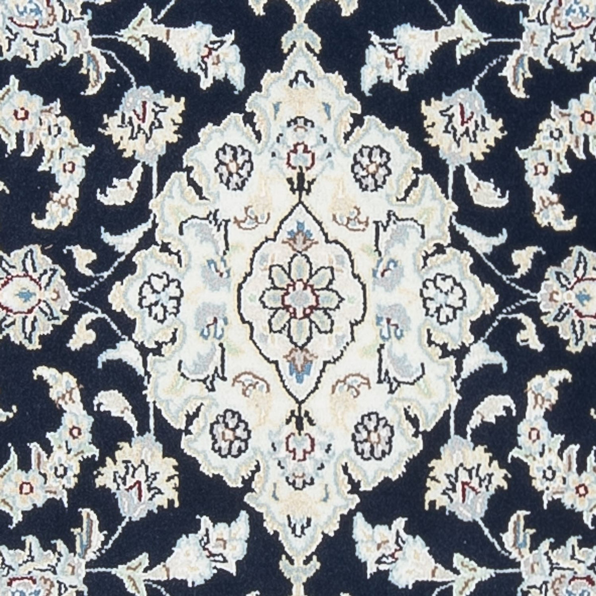 Alfombra de pasillo Alfombra Persa - Nain - Prima - 295 x 81 cm - azul oscuro