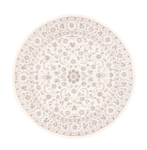 Alfombra persa - Nain redondo  - 200 x 200 cm - crema