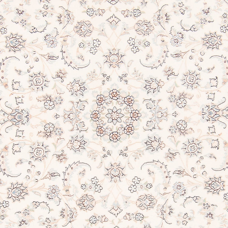 Alfombra persa - Nain redondo  - 200 x 200 cm - crema