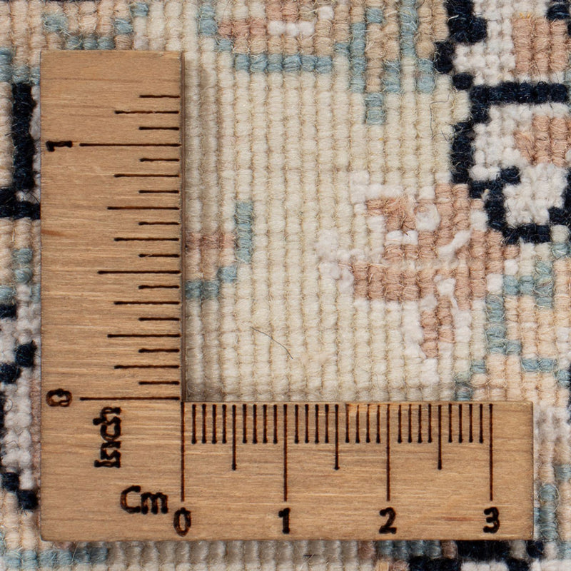 Alfombra persa - Nain - 260 x 245 cm - azul oscuro