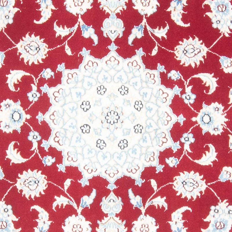 Alfombra de pasillo Alfombra Persa - Nain - Real - 196 x 79 cm - rojo