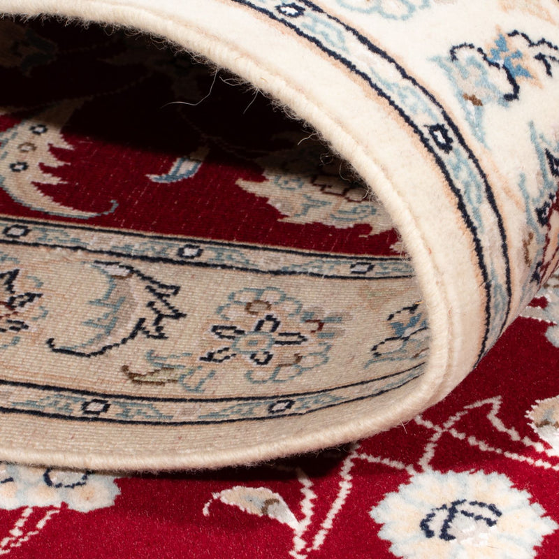 Alfombra de pasillo Alfombra Persa - Nain - Real - 196 x 79 cm - rojo