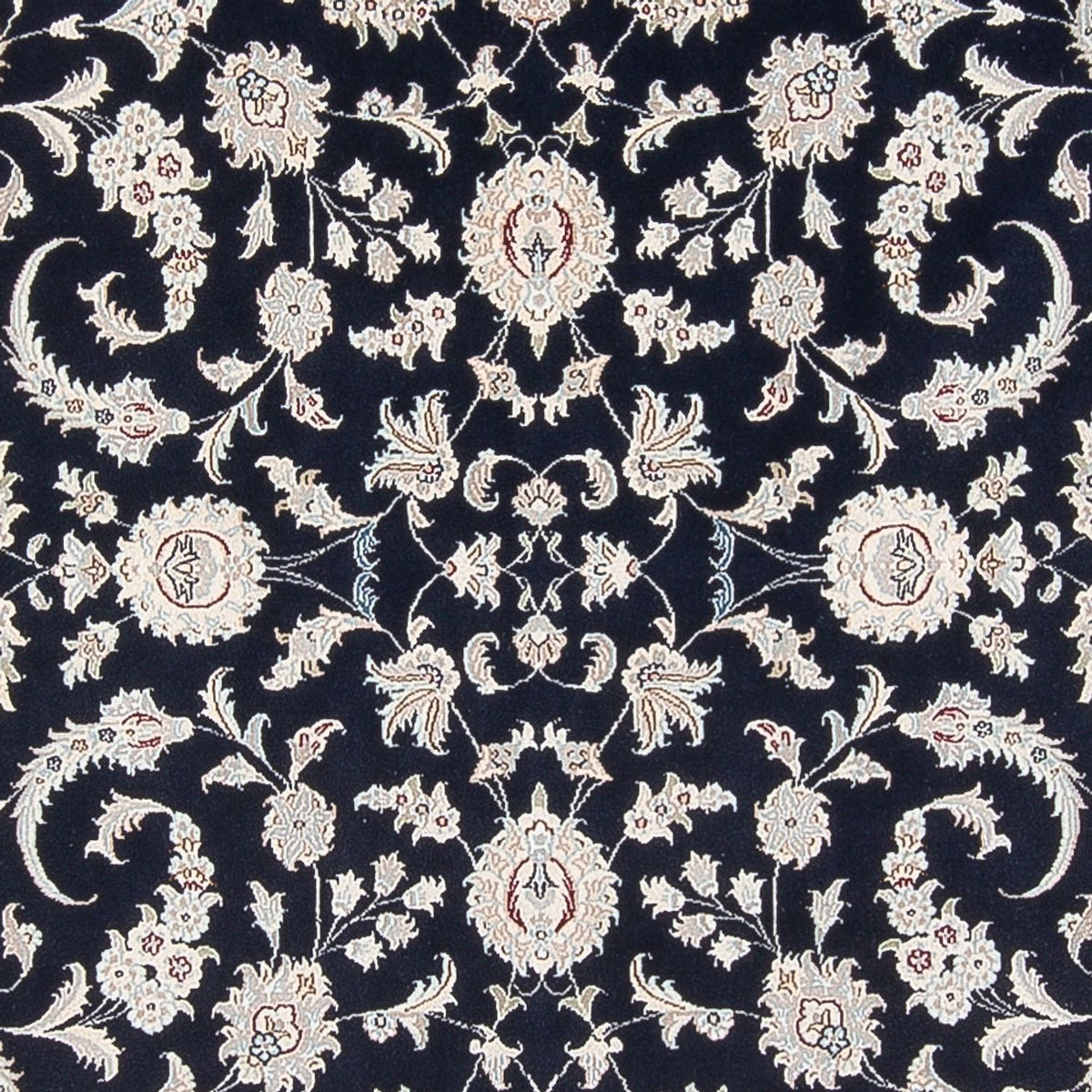 Alfombra Persa - Nain - Prima - 294 x 197 cm - azul oscuro