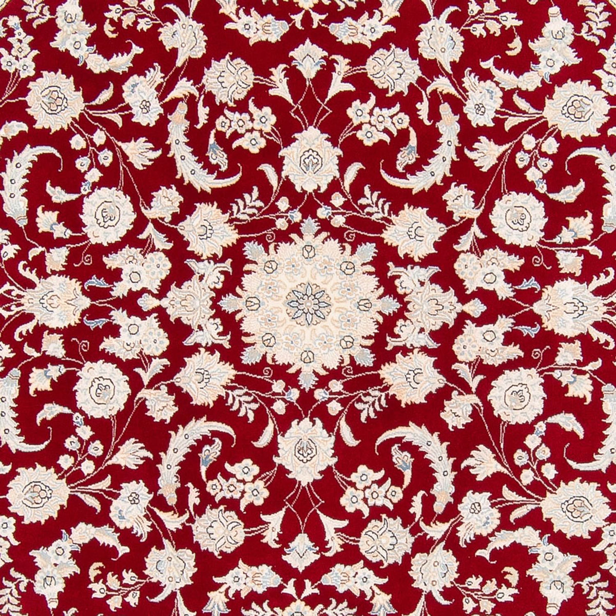 Alfombra persa - Nain redondo  - 200 x 200 cm - rojo