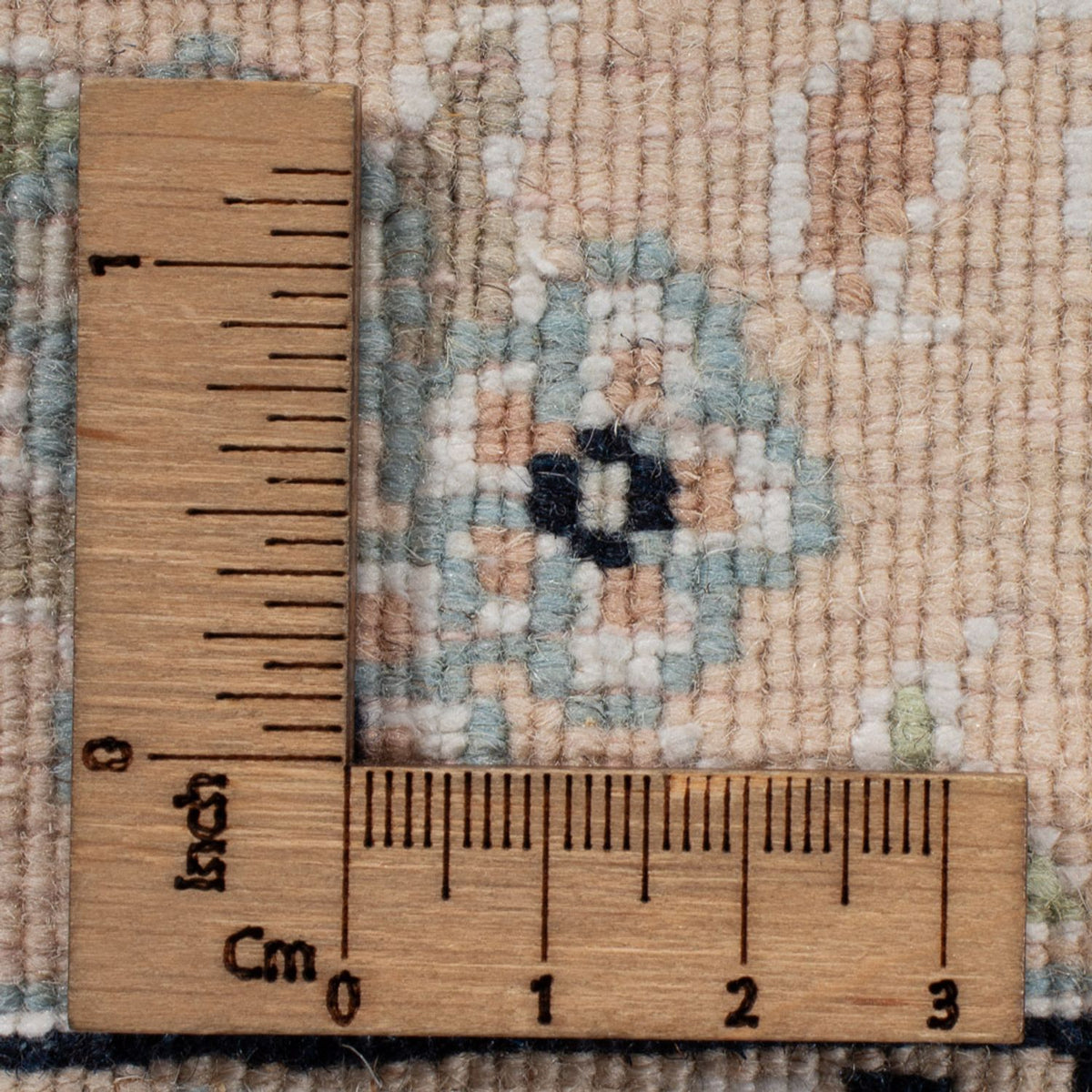 Alfombra persa - Nain - 261 x 249 cm - azul oscuro
