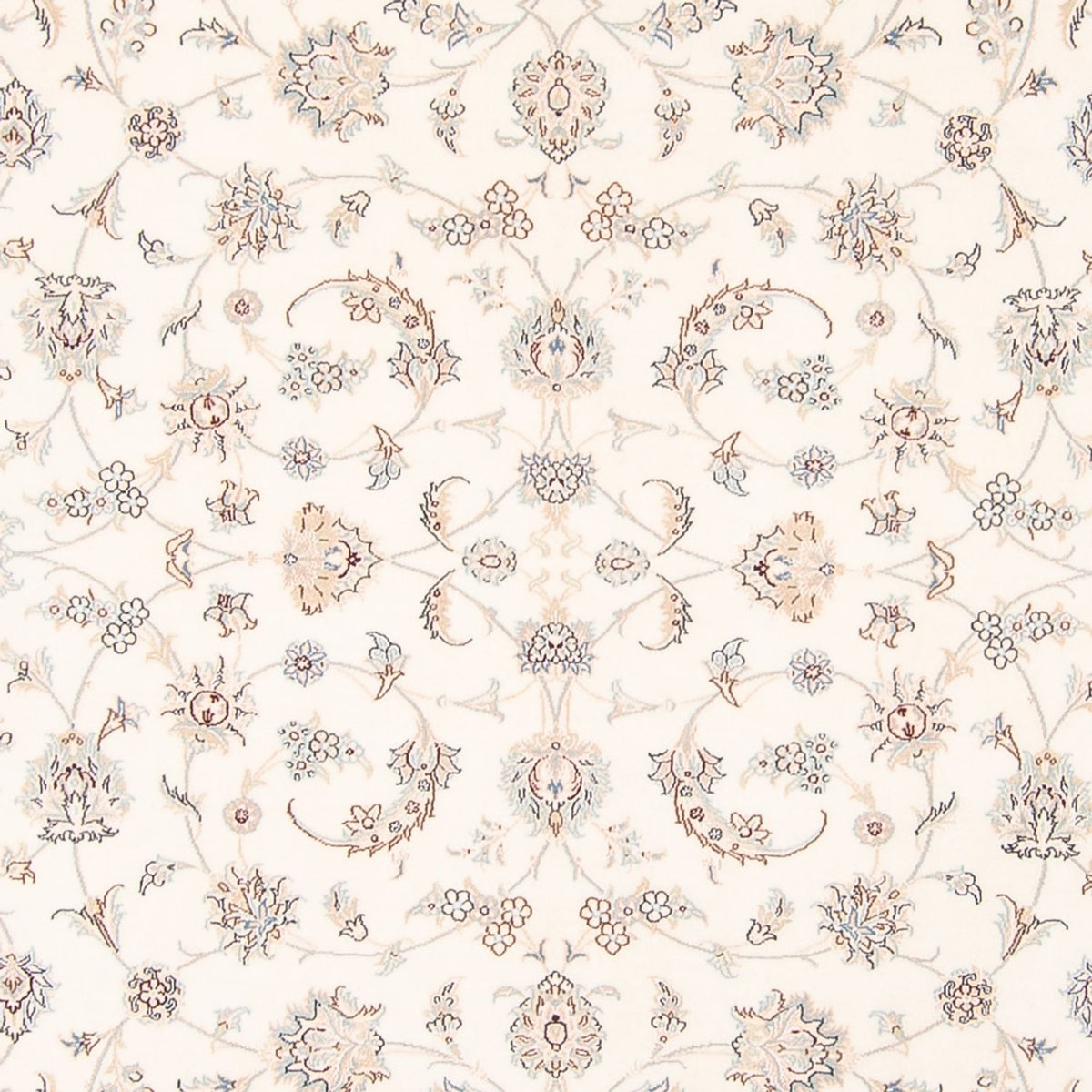 Alfombra persa - Nain - 259 x 228 cm - crema