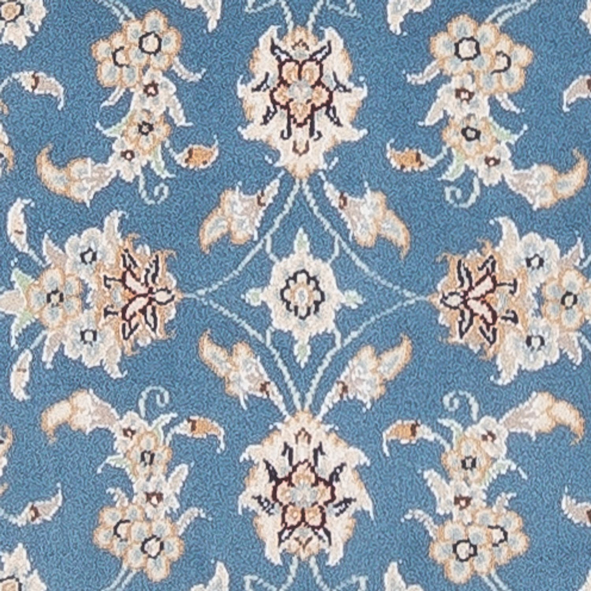 Alfombra de pasillo Alfombra Persa - Nain - Prima - 245 x 82 cm - azul