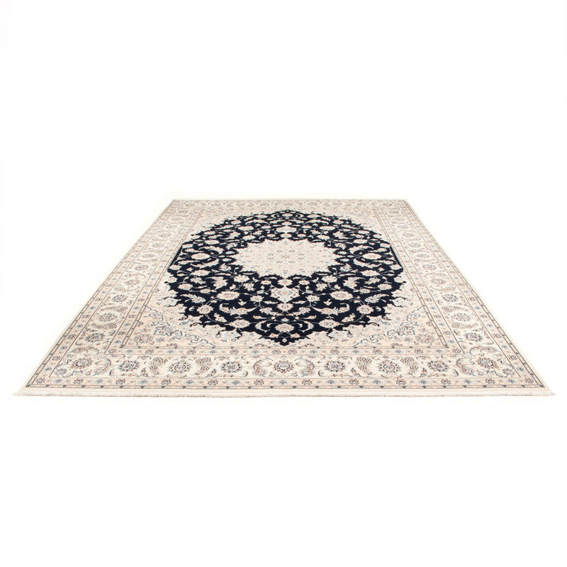 Alfombra Persa - Nain - Prima - 348 x 245 cm - azul oscuro