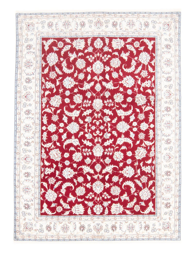 Alfombra Persa - Nain - Real - 197 x 149 cm - rojo