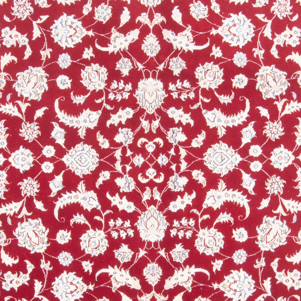 Alfombra Persa - Nain - Real - 197 x 149 cm - rojo