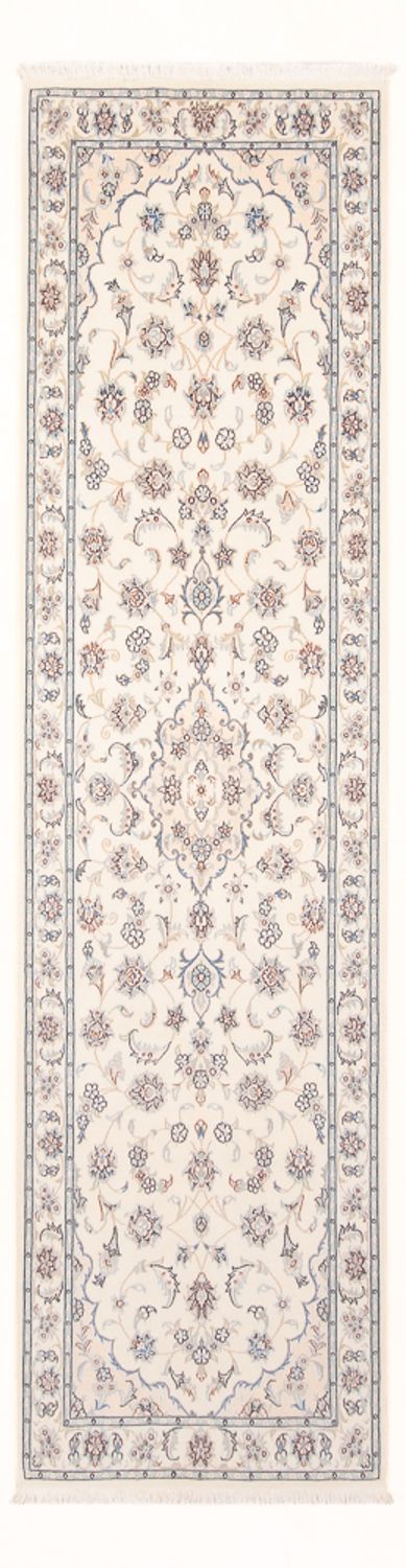 Alfombra de pasillo Alfombra Persa - Nain - Prima - 258 x 79 cm - crema