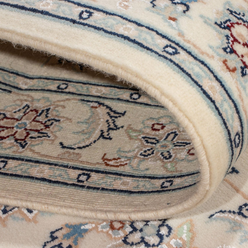 Alfombra de pasillo Alfombra Persa - Nain - Prima - 258 x 79 cm - crema