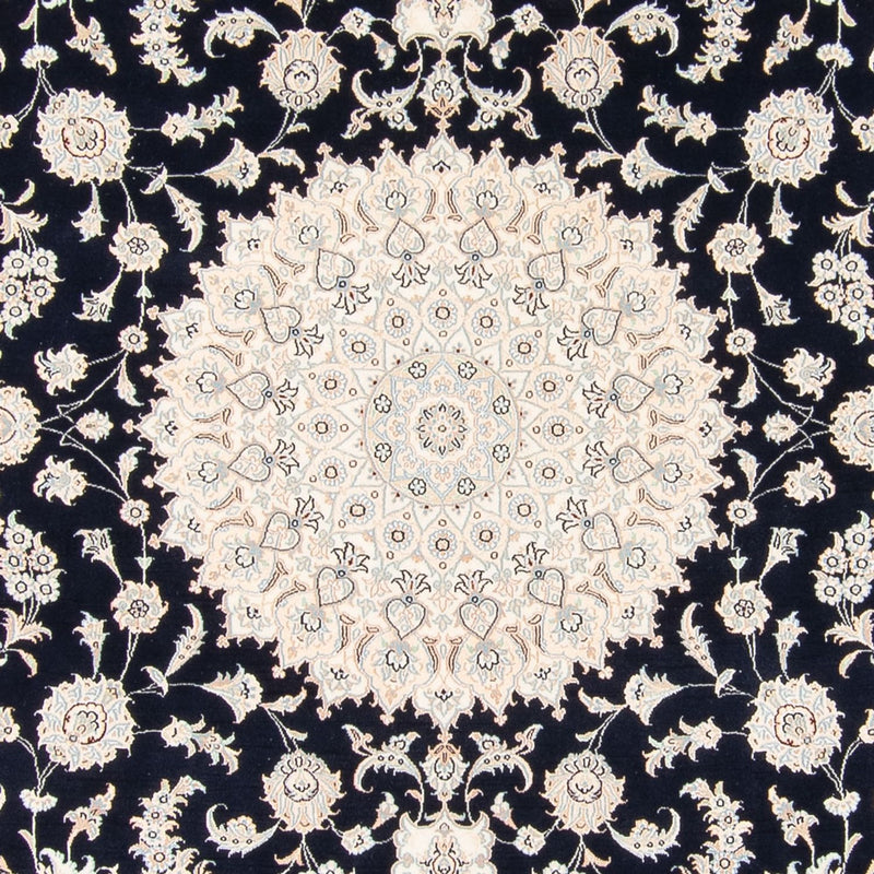 Alfombra persa - Nain cuadrado  - 259 x 247 cm - azul oscuro