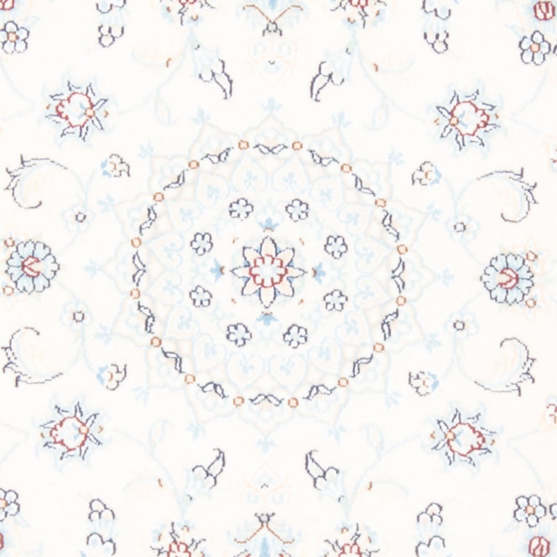 Alfombra de pasillo Alfombra Persa - Nain - Real - 197 x 82 cm - crema