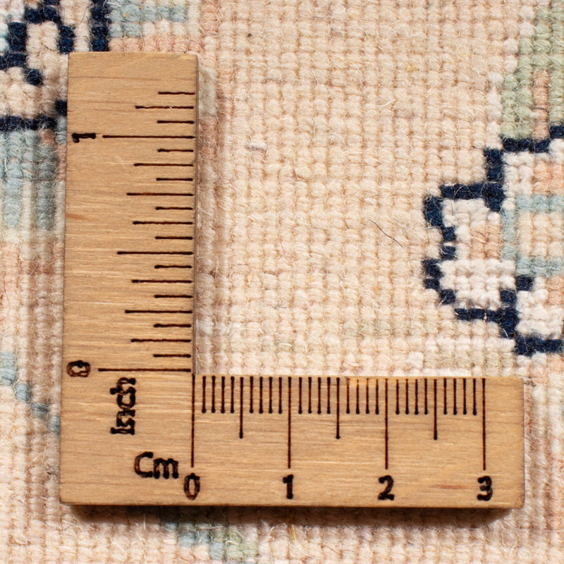 Alfombra de pasillo Alfombra Persa - Nain - Real - 197 x 82 cm - crema