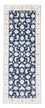 Alfombra de pasillo Alfombra Persa - Nain - Real - 205 x 78 cm - azul oscuro