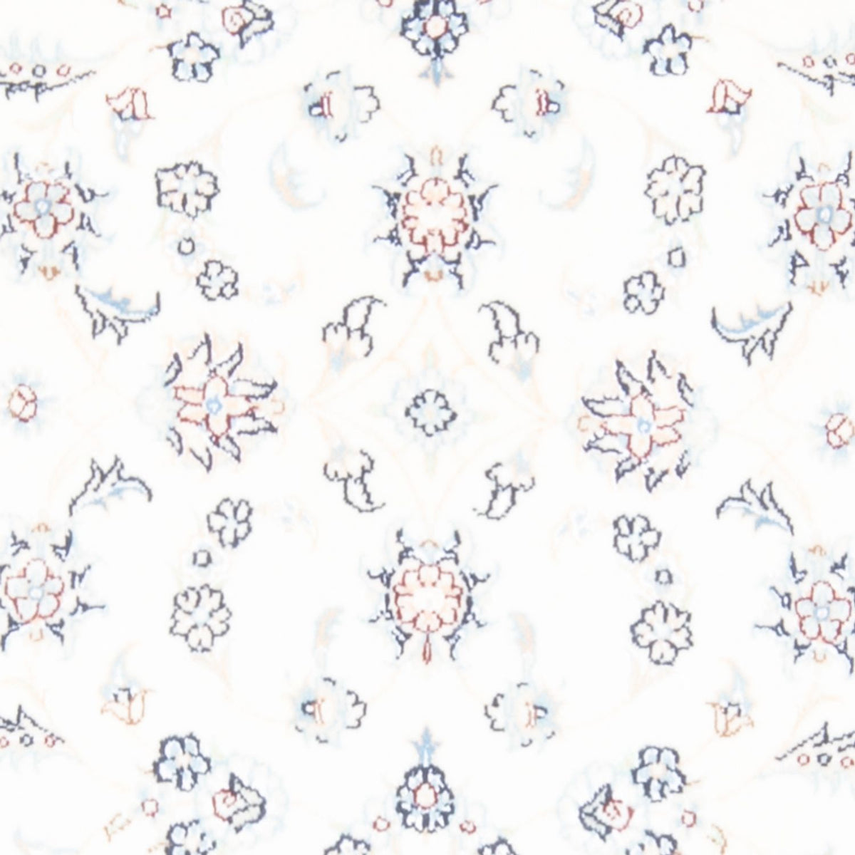 Alfombra de pasillo Alfombra Persa - Nain - Real - 197 x 78 cm - crema