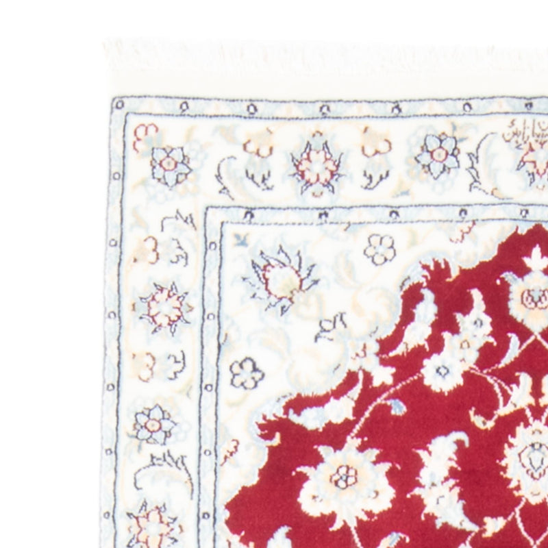 Alfombra de pasillo Alfombra Persa - Nain - Real - 204 x 81 cm - rojo