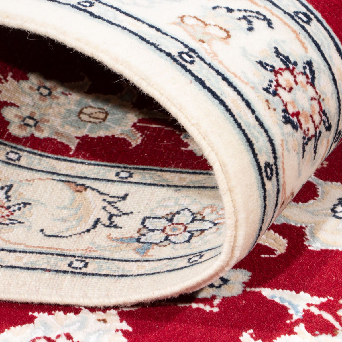 Alfombra de pasillo Alfombra Persa - Nain - Real - 204 x 81 cm - rojo