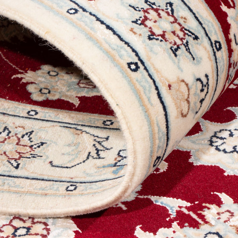 Alfombra de pasillo Alfombra Persa - Nain - Real - 199 x 80 cm - rojo