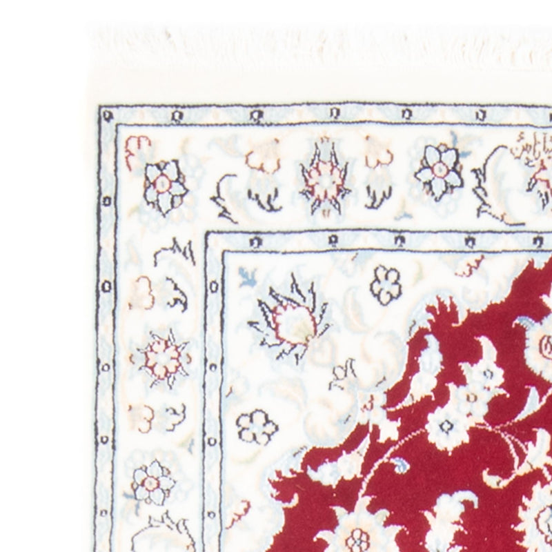 Alfombra de pasillo Alfombra Persa - Nain - Real - 206 x 80 cm - rojo