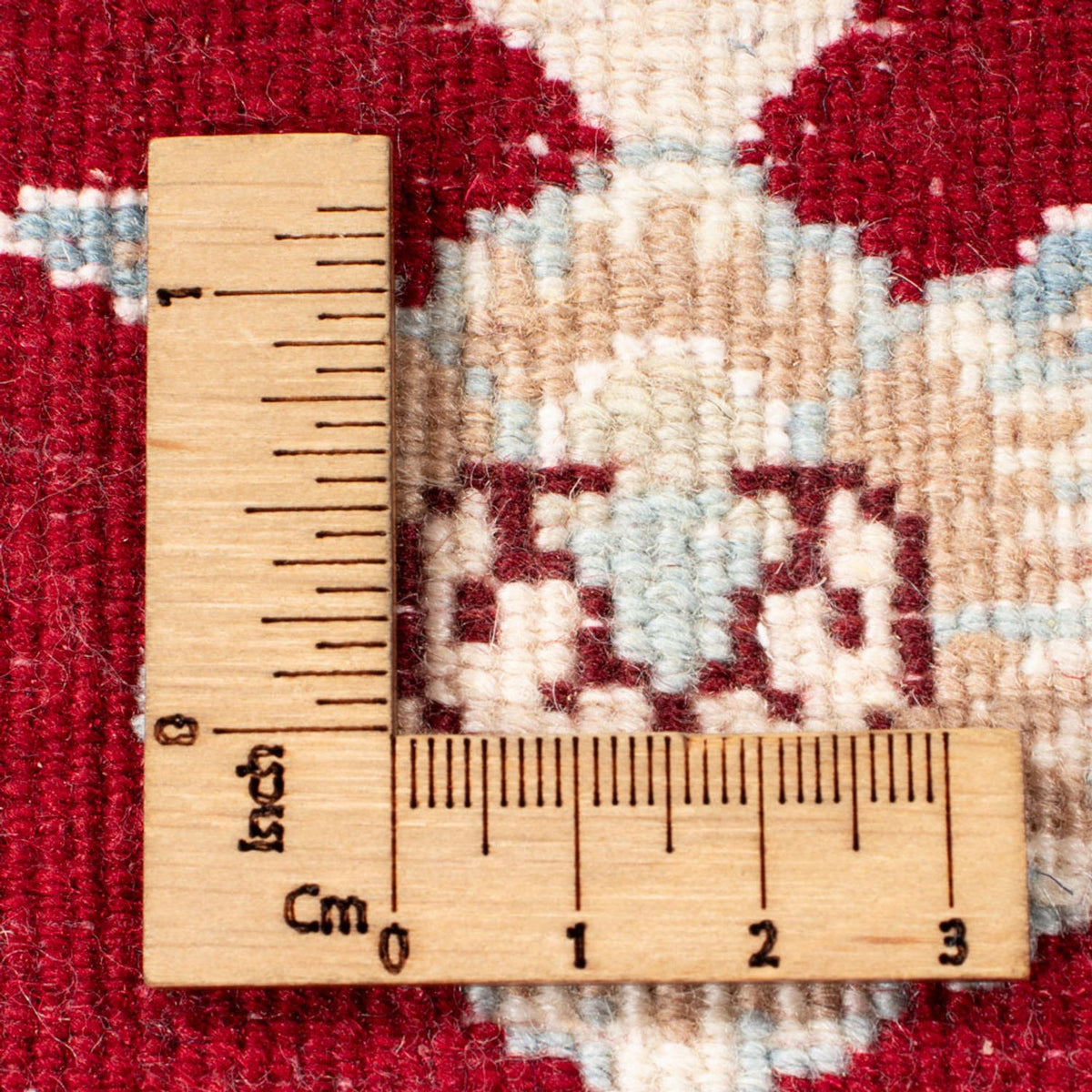 Alfombra de pasillo Alfombra Persa - Nain - Real - 200 x 80 cm - rojo