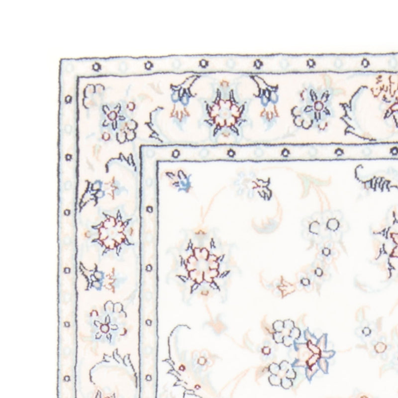 Alfombra de pasillo Alfombra Persa - Nain - Real - 200 x 80 cm - crema