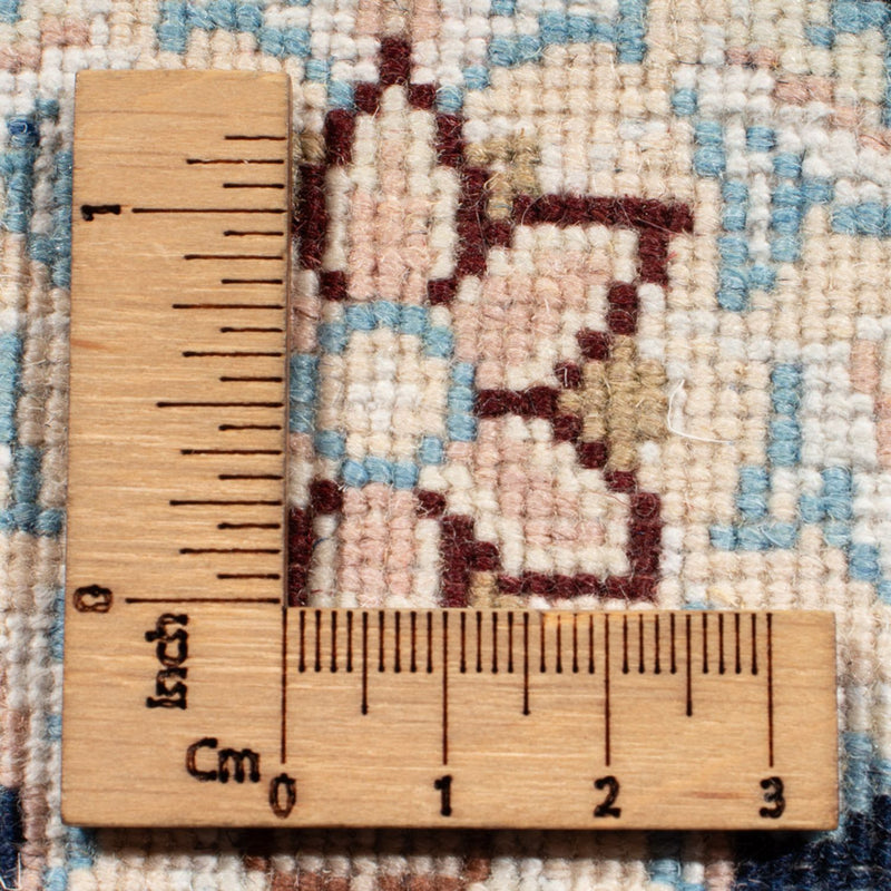 Alfombra de pasillo Alfombra Persa - Nain - Real - 198 x 78 cm - azul oscuro