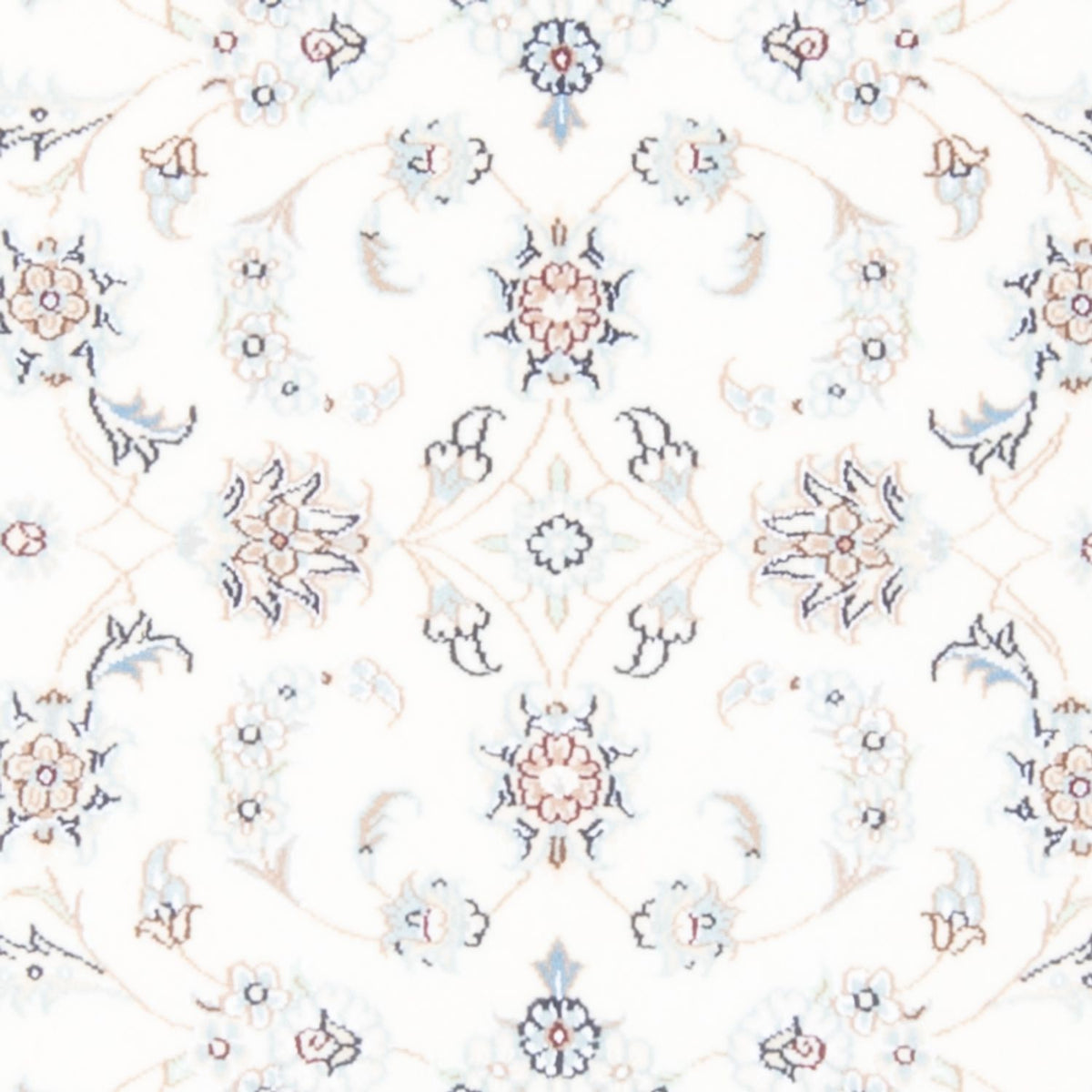 Alfombra de pasillo Alfombra Persa - Nain - Real - 203 x 80 cm - crema