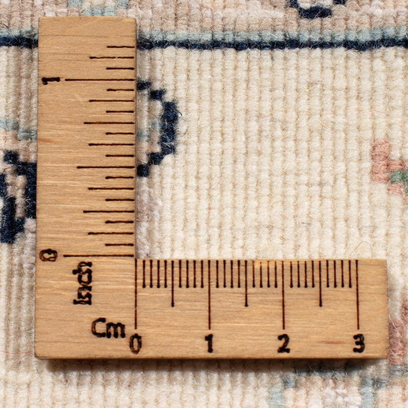 Alfombra de pasillo Alfombra Persa - Nain - Real - 196 x 81 cm - crema