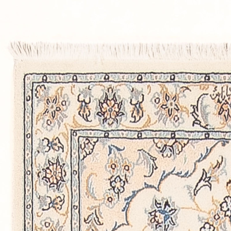 Alfombra de pasillo Alfombra Persa - Nain - Prima - 247 x 80 cm - crema