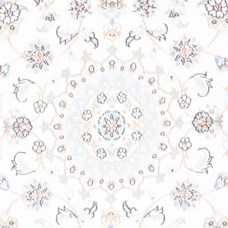 Alfombra de pasillo Alfombra Persa - Nain - Real - 198 x 80 cm - crema