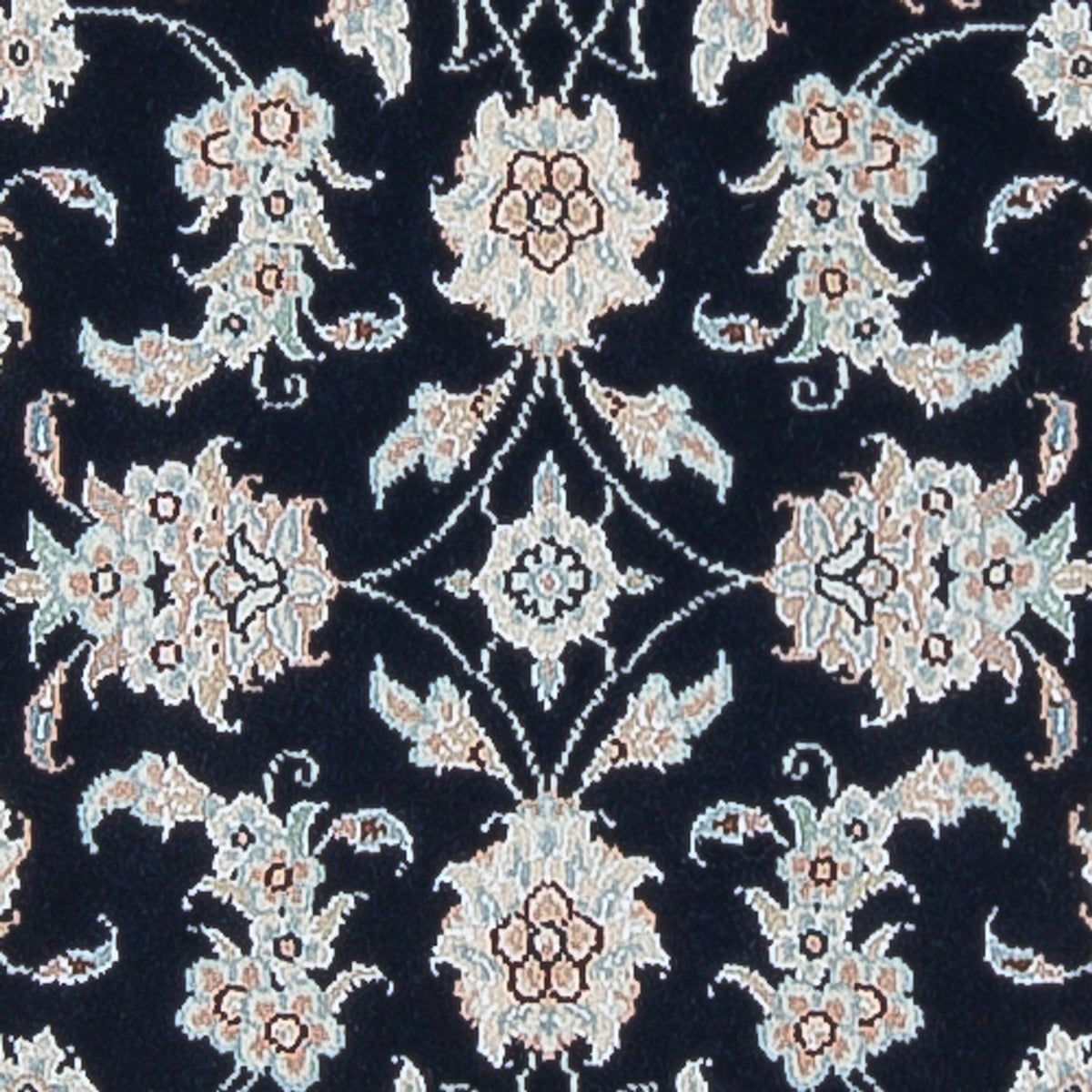 Alfombra de pasillo Alfombra Persa - Nain - Prima - 248 x 82 cm - azul oscuro