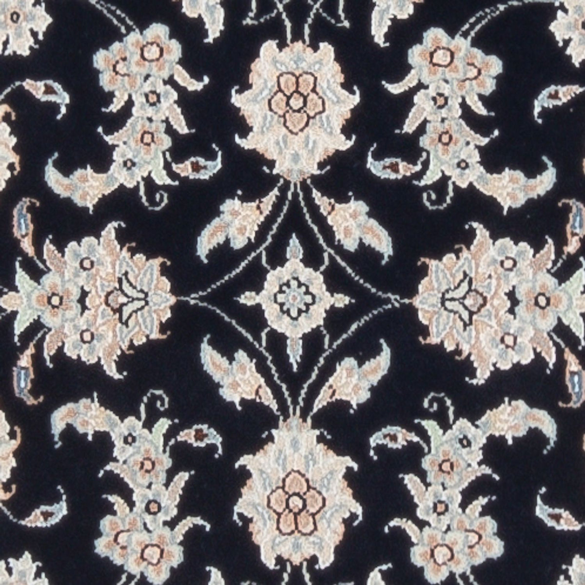 Alfombra de pasillo Alfombra Persa - Nain - Prima - 248 x 83 cm - azul oscuro
