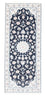 Alfombra de pasillo Alfombra Persa - Nain - Real - 194 x 82 cm - azul oscuro