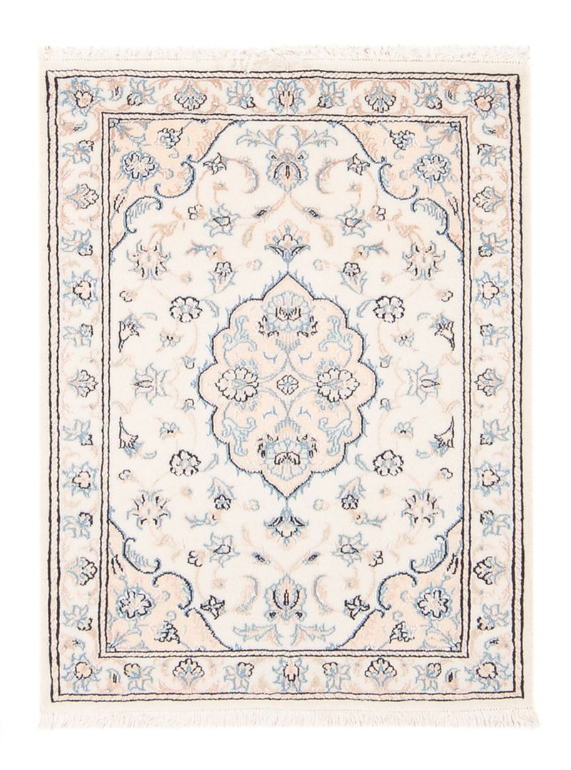 Alfombra persa - Nain - 85 x 60 cm - crema