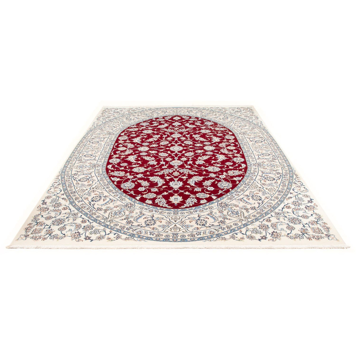 Alfombra Persa - Nain - Prima - 297 x 203 cm - rojo