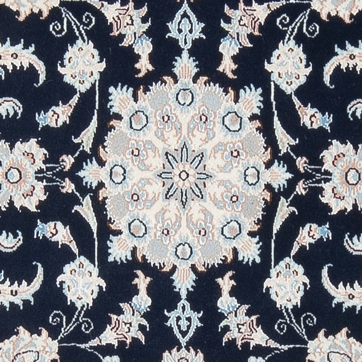 Alfombra de pasillo Alfombra Persa - Nain - Prima - 296 x 81 cm - azul oscuro