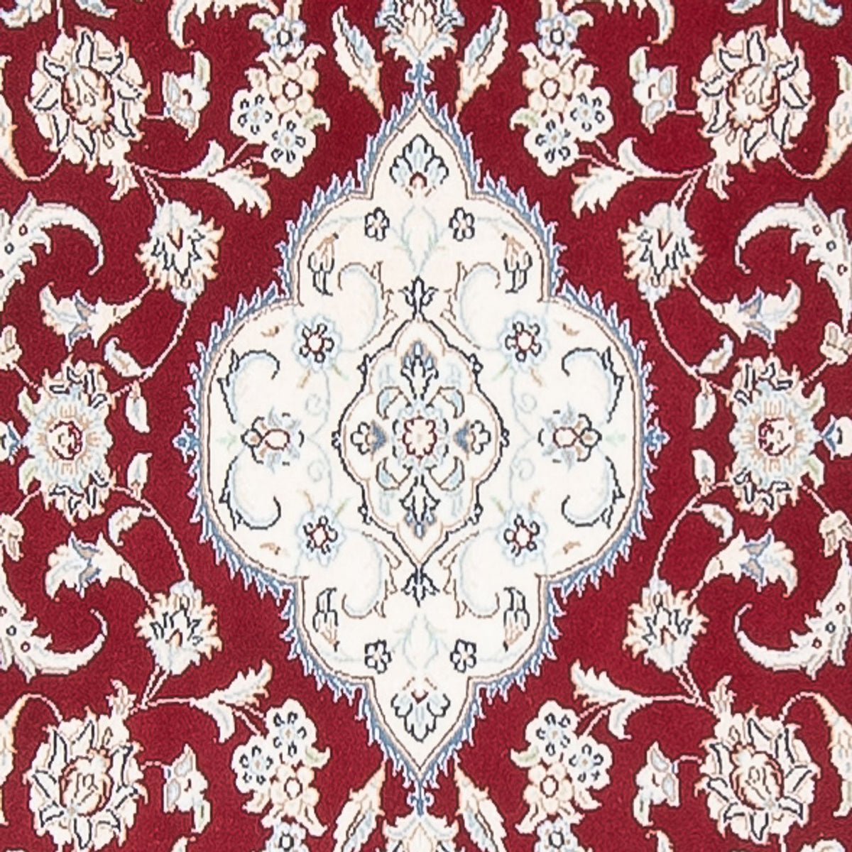 Alfombra de pasillo Alfombra Persa - Nain - Prima - 390 x 89 cm - rojo