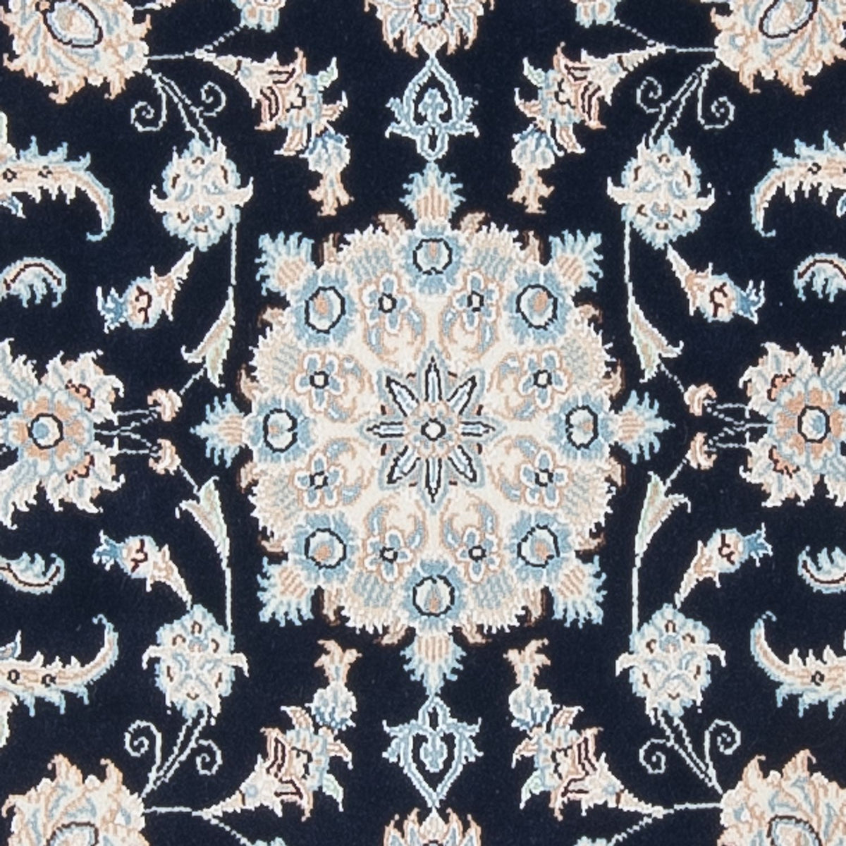 Alfombra de pasillo Alfombra Persa - Nain - Prima - 305 x 82 cm - azul oscuro